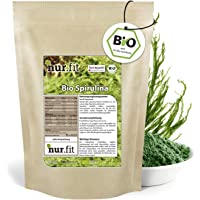 nur.fit by Nurafit Espirulina en polvo ecológica 1kg - Alga espirulina sin aditivos de cultivo ecológico controlado…